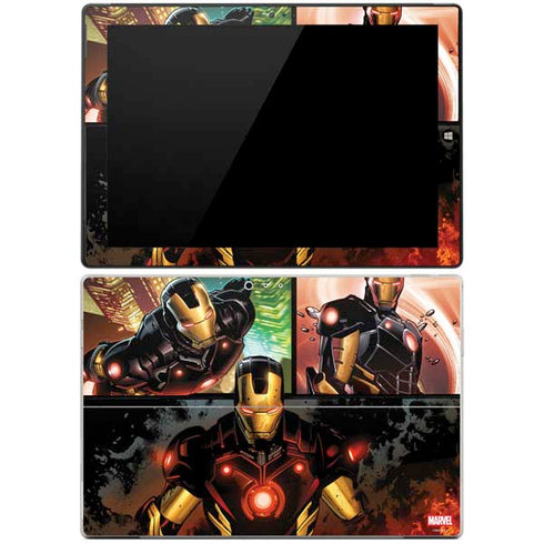 Marvel Iron Man Three Panel Surface Pro 3 Skin